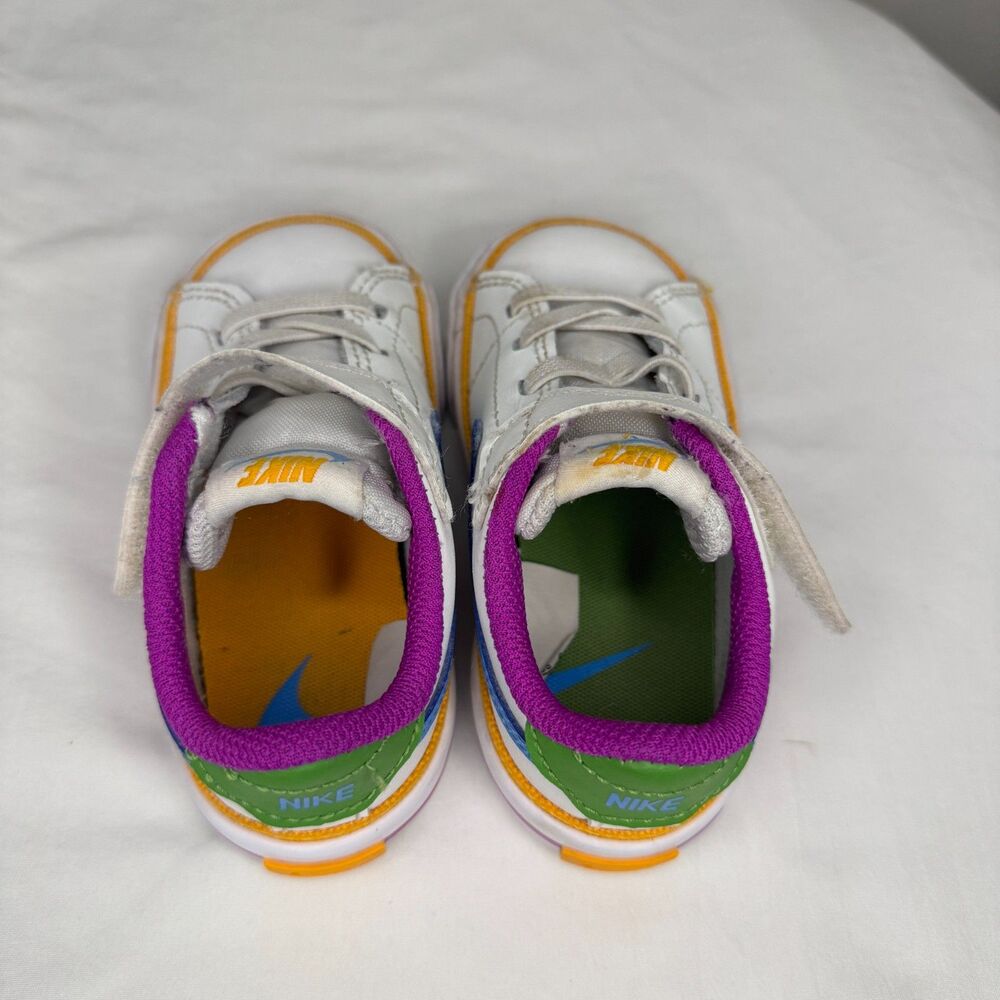 Nike Court Legacy Baby/Toddler Shoes Color: Summit White Blue - Picture 6 of 9